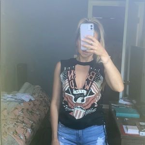 Biker tank top